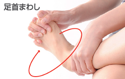 足首まわし