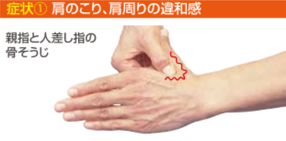親指と人差し指の骨そうじ